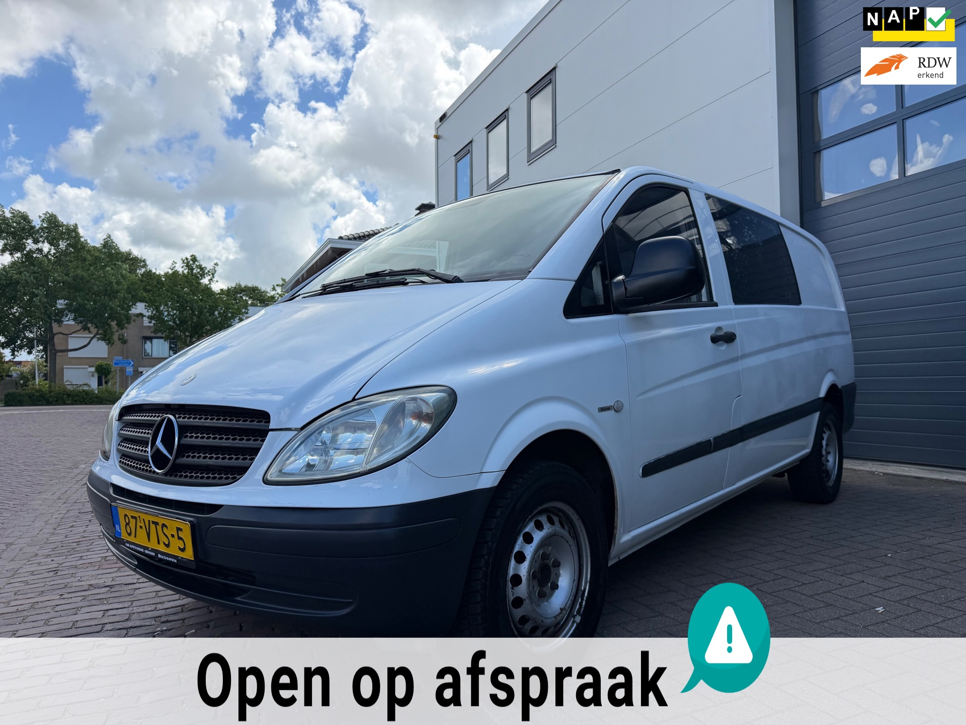 Mercedes-Benz Vito 109 CDI 320 Lang DC/ Dubbel-cabine/Elek-ramen/Airco/Lmv