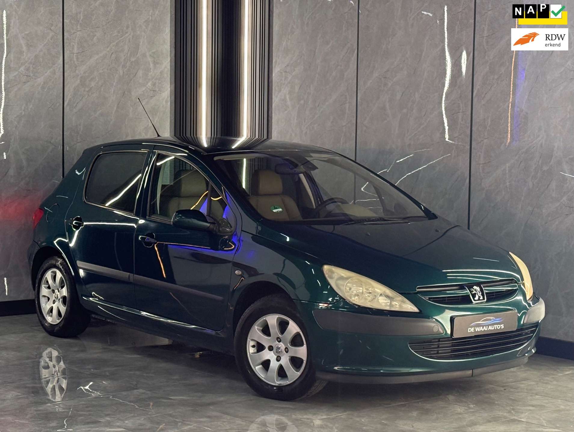 Peugeot 307 1.6-16V XT Pack |Leer|Stoelverw|Clima|Cruise|elek. Ramen|Nap|Boekjes