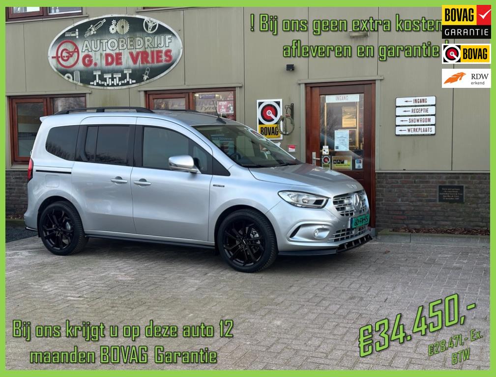 Mercedes-Benz ECitan Tourer " BLACK LINE + 19" EDITION" - Prijs inclusief 12 maanden BOVAG-garantie en afleveren –