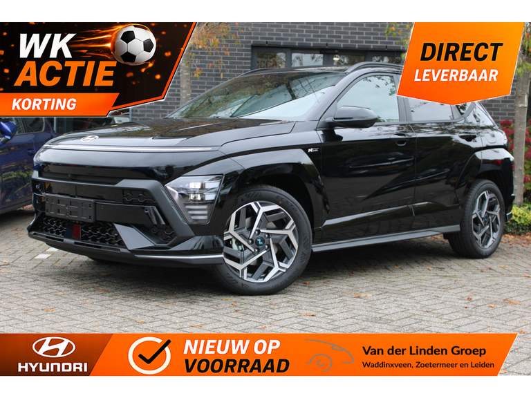 Hyundai Kona Hyundai Kona 1.6 GDI HEV N-Line DIRECT LEVERBAAR!