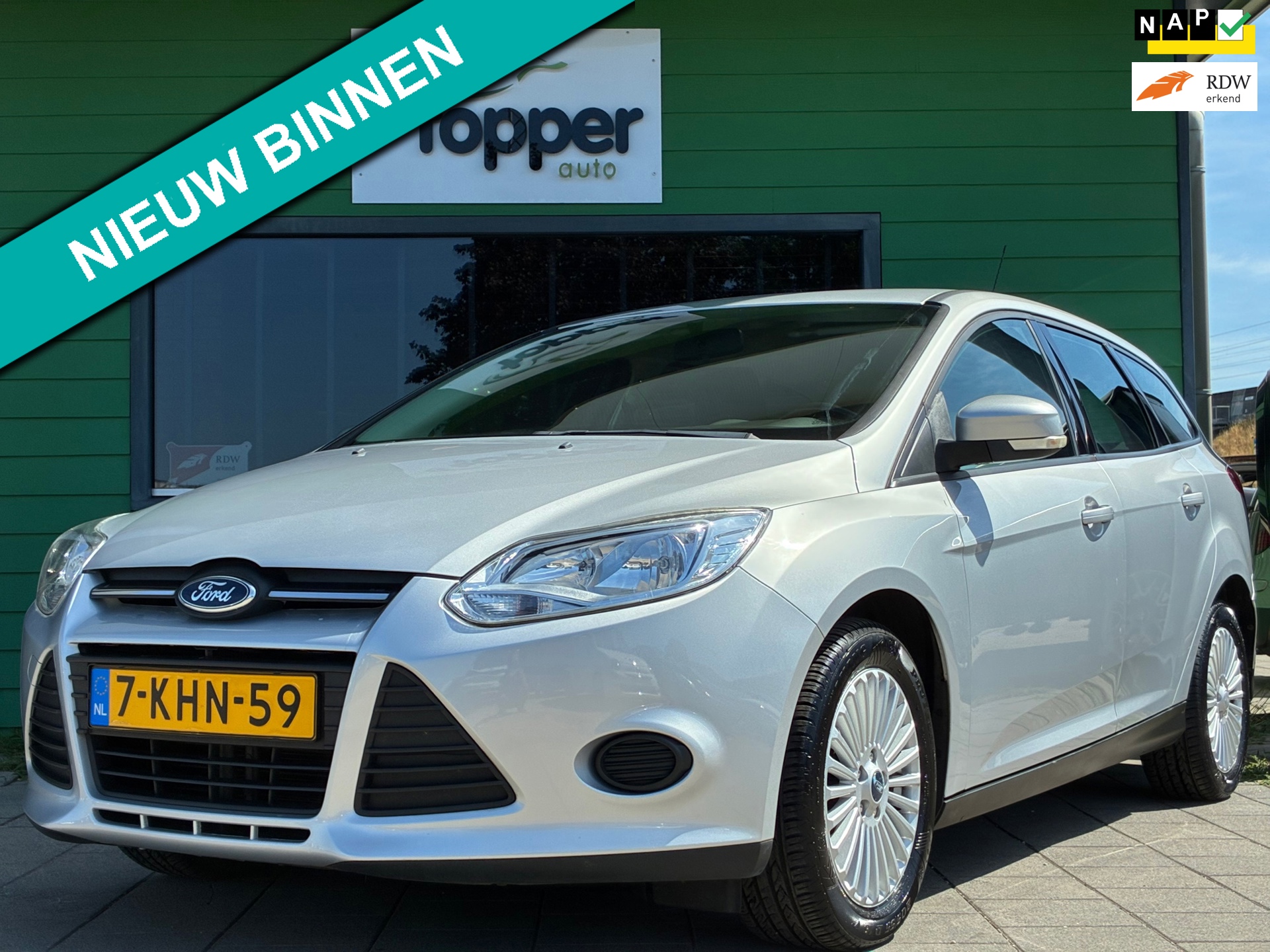 Ford Focus Wagon 1.0 EcoBoost Trend|1e Eigenaar|Airco|Elektr.ramen|Trekhaak|NAP|Nieuwe APK|