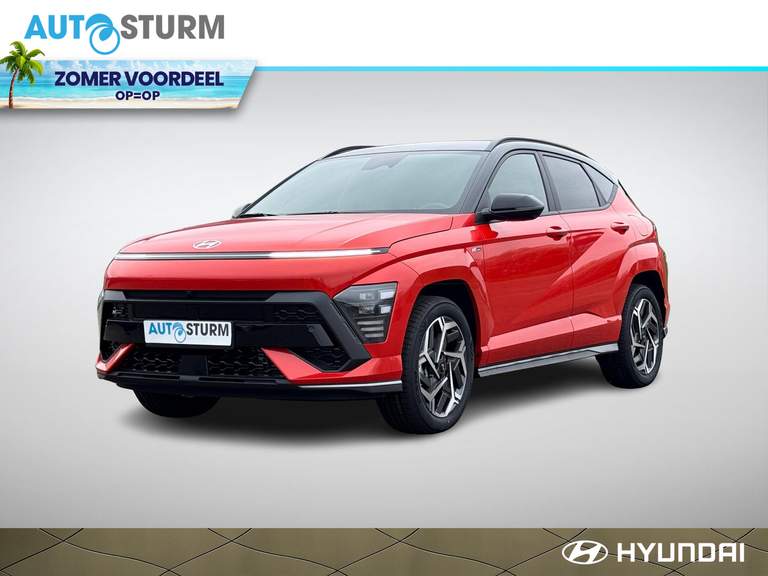 Hyundai Kona 1.6 GDI HEV N Line Soultronic Orange!