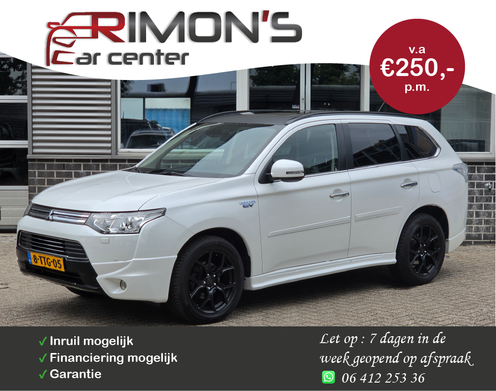 Mitsubishi Outlander 2.0 PHEV Instyle+ Leder Dakraam Navi Camera