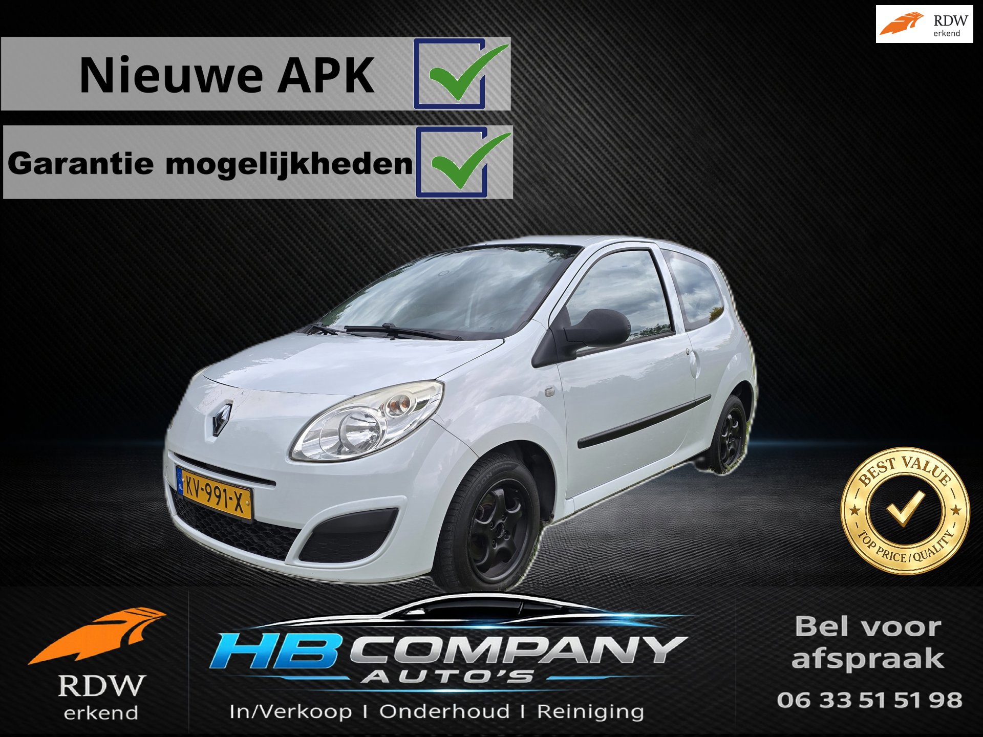 Renault Twingo 1.2 Acces | Nieuwe APK | Stuurbekrachtiging | ISOFIX