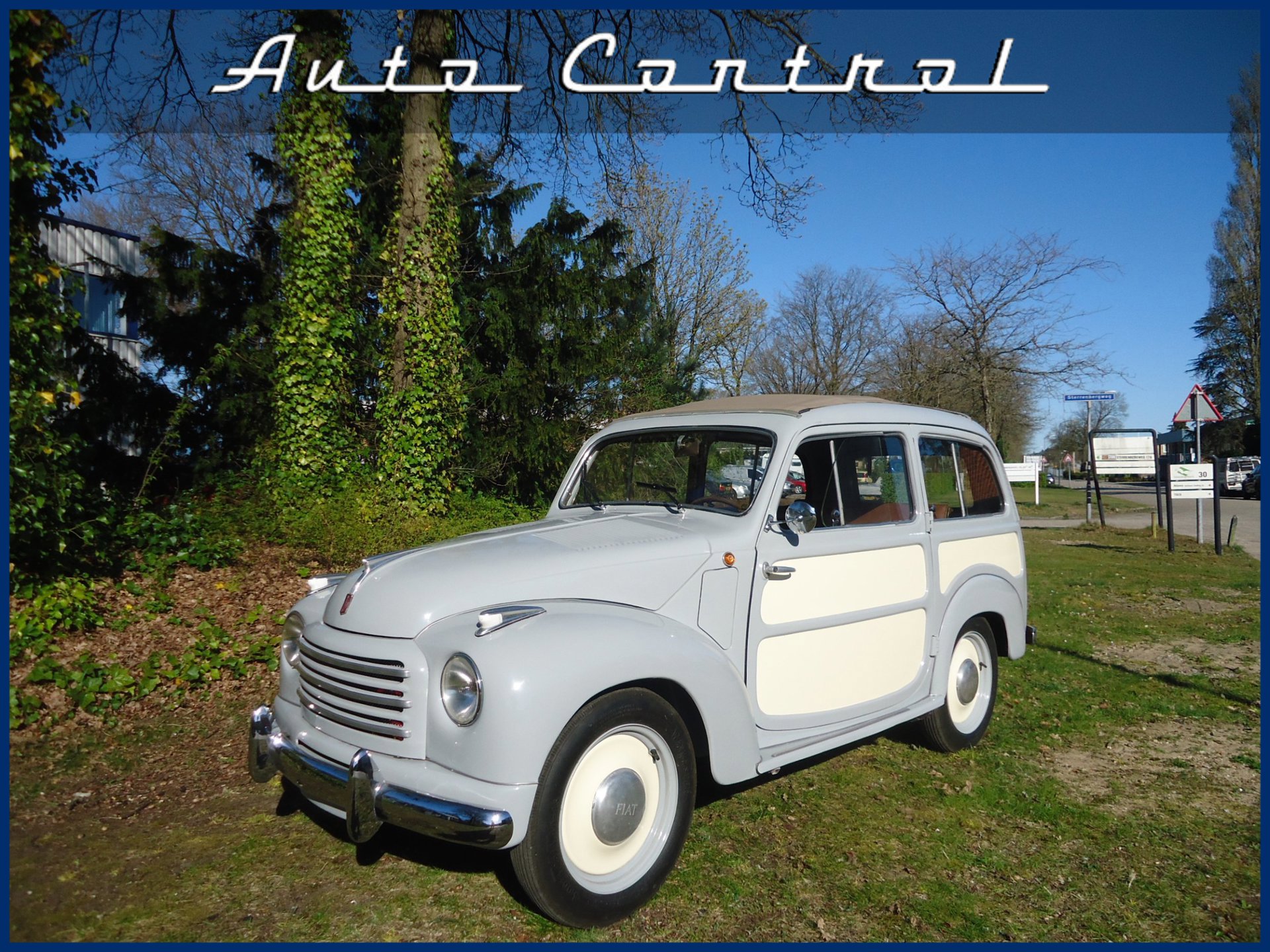 Fiat 500 C Topolino Belvedere 1952 Belgische inschrijving