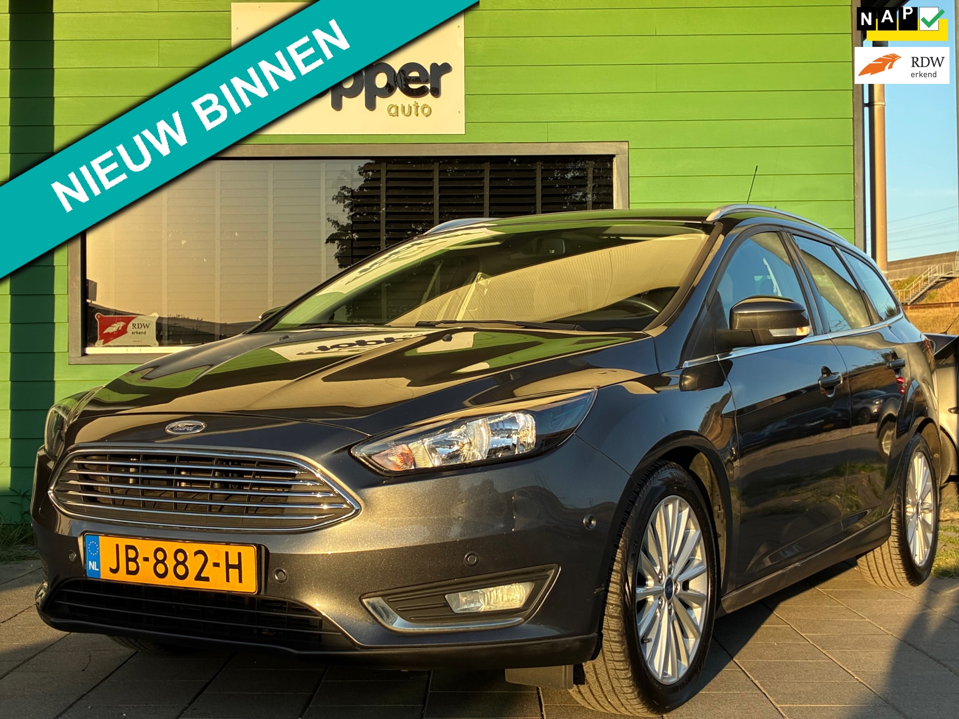 Ford Focus Wagon 1.0 Titanium|2e Eigenaar|Navigatie|CruiseControl|Climatronic|PDC|Nieuwe APK|NAP|