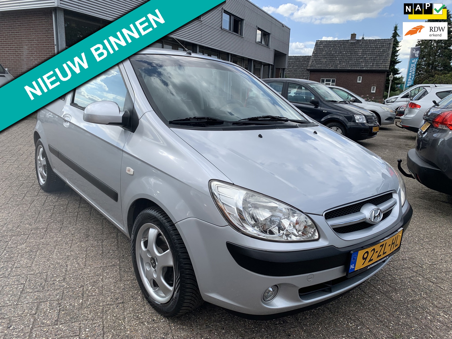 Hyundai Getz 1.4i AUTOMAAT 2008 € 3.250,- AIRCO, ALS NIEUW, 1 JR. APK, ZO MEE