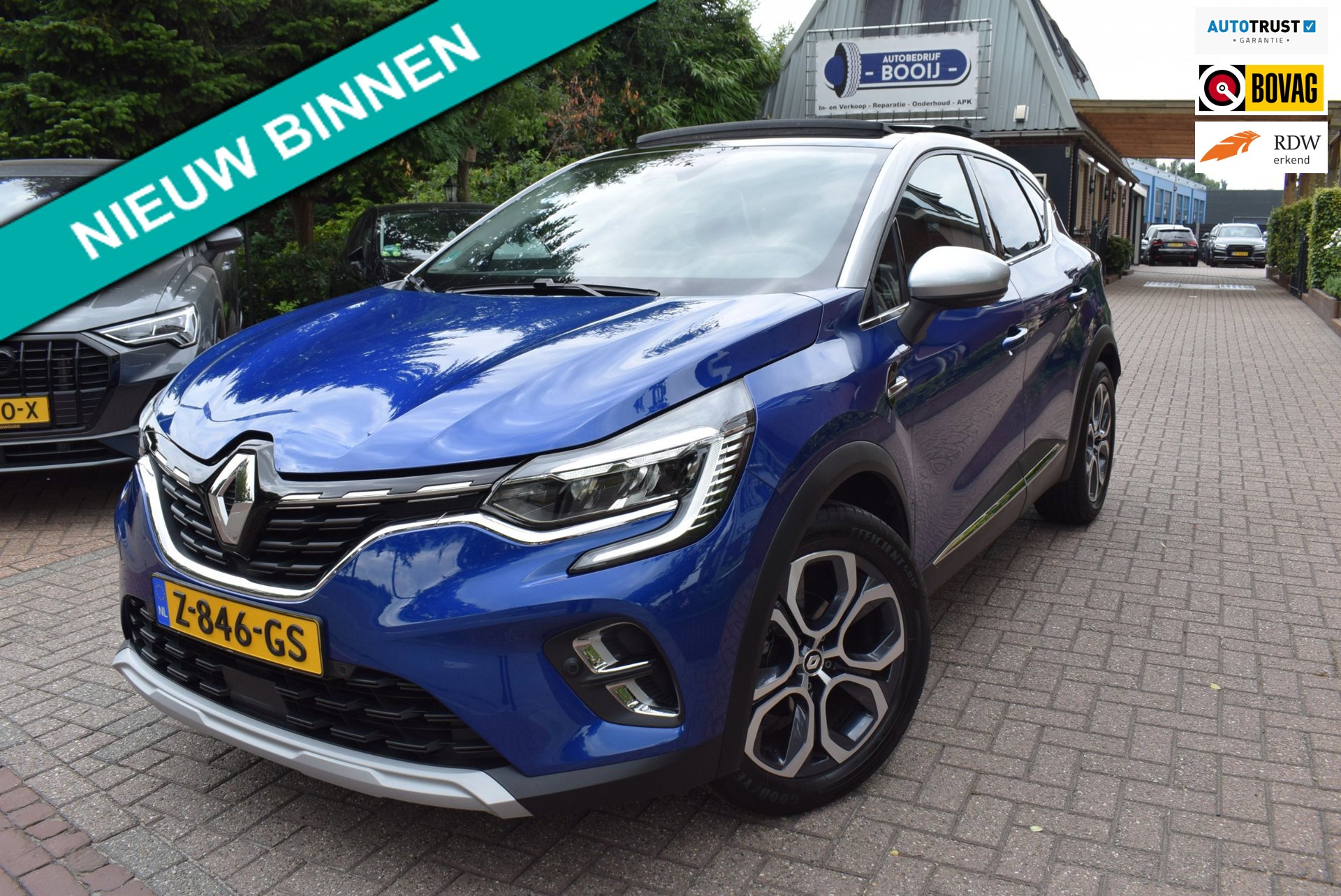 Renault Captur TCe 90 techno PANO DAK/ADAP CRUISE/NAVI/AIRCO-ECC/CARPLAY/PDC/XENON/CAMERA/BLUETOOTH/NL AUTO/STOEL STUUR VERW