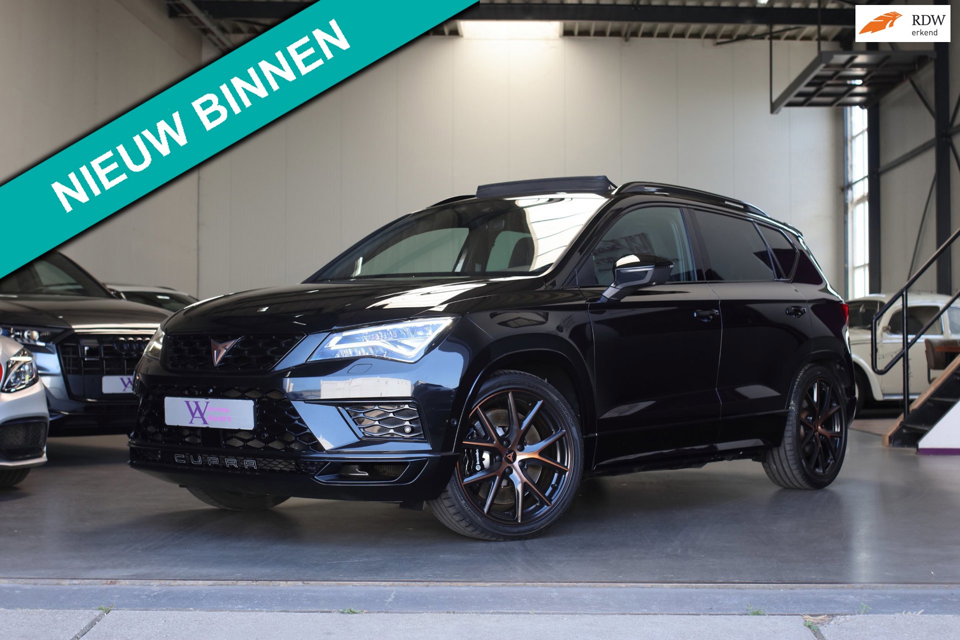 Cupra Ateca 2.0 TSI 4DRIVE *Pano*Kuipstoelen*Remus*Trekhaak*Beats*