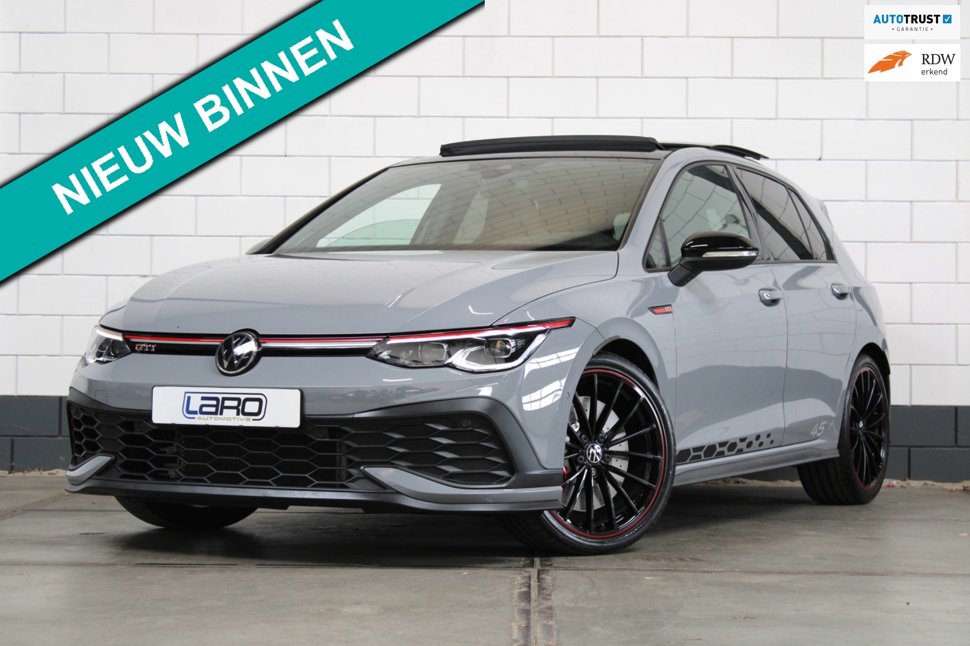 Volkswagen GOLF 2.0 TSI GTI Clubsport 45 Jahre | AKRA DCC Pano H&K Nürnberg Matrix Fabrieksgarantie HuD Camera Sfeer BTW CarPlay