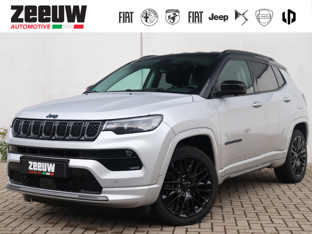 Jeep Compass 4xe 240 PK Hybrid S | Leder | Navi | Winter | Camera | 19'