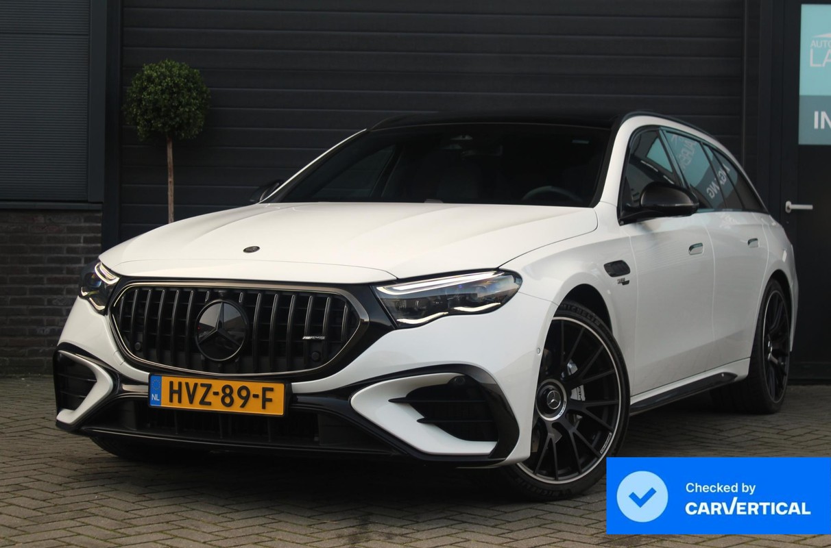 Mercedes-Benz E-Klasse Estate AMG 53 4MATIC+ Night Edition | MBUX Hyperscreen | Fabrieksgarantie 12-2027 | Achterasbestuuring | Panorama | Leer | Digital light | Trekhaak
