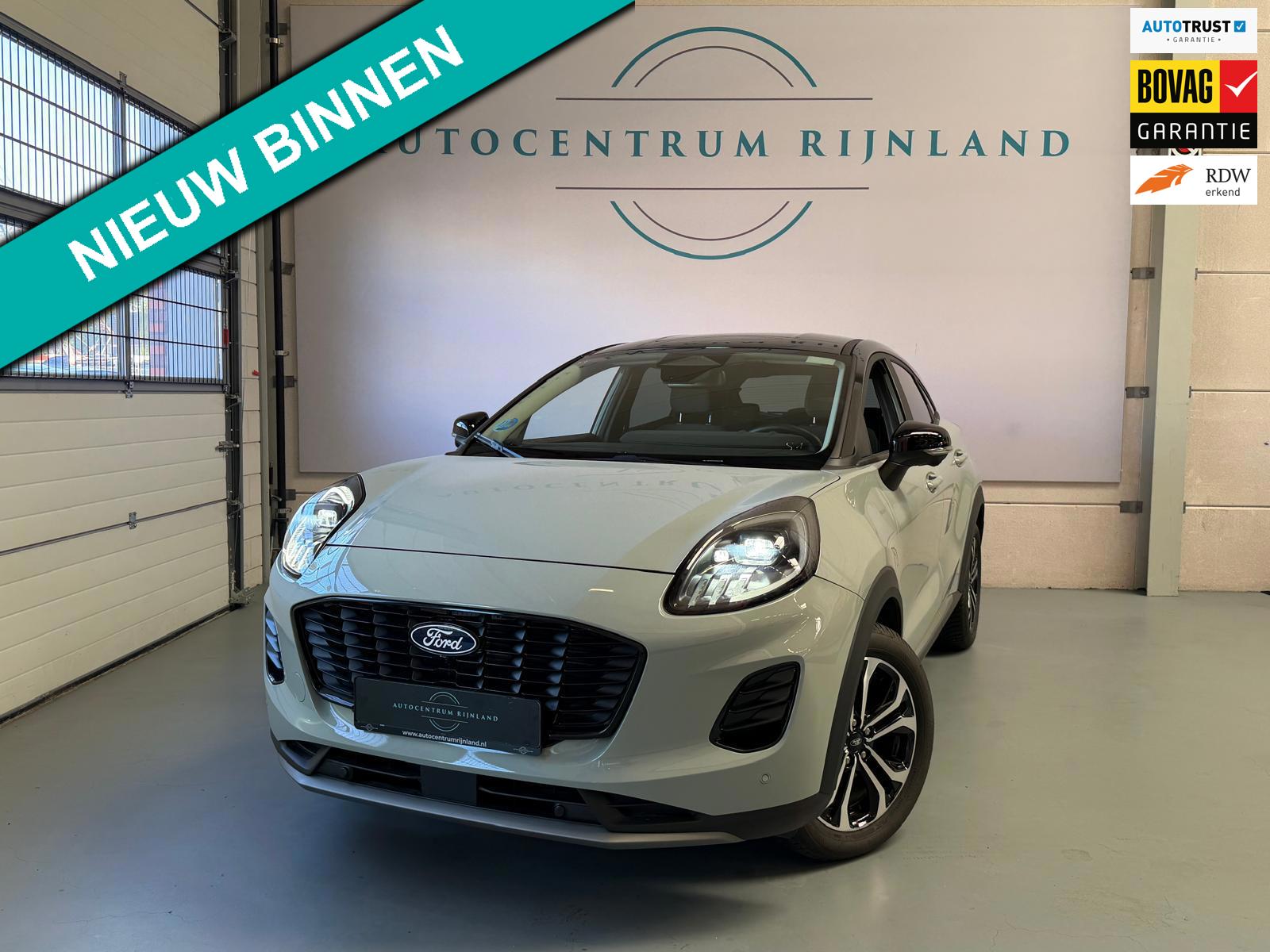 Ford PUMA 1.0 EcoBoost Hybrid Titanium, Facelift Model,1 Jaar Bovag Garantie, Automaat, 360 Camera, Stoel/Stuurverwarming, Carplay