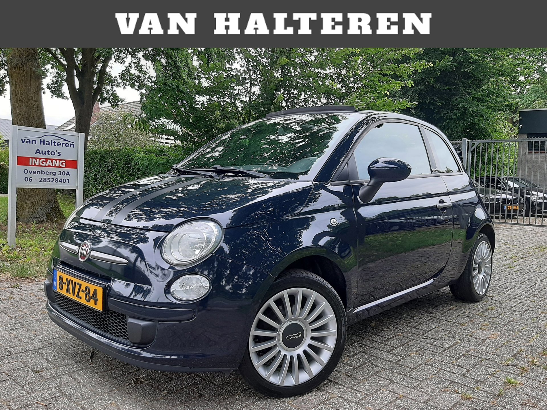 Fiat 500 C Turbo Cabrio Airco Leder VERKOCHT