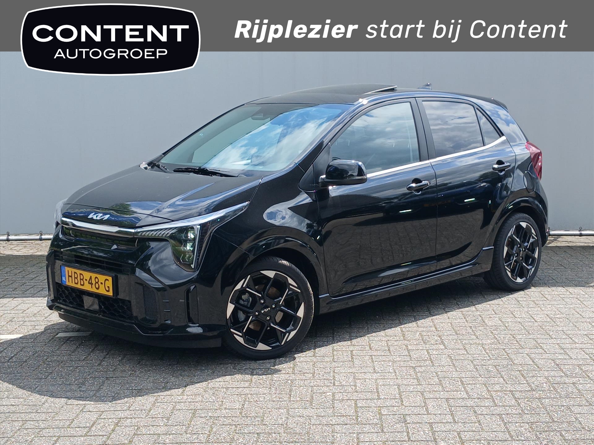 Kia Picanto 1.0 DPi 67pk GT-Line / Navigatie + Camera / Schuif-kanteldak / Climate en Cruisecontrol! /