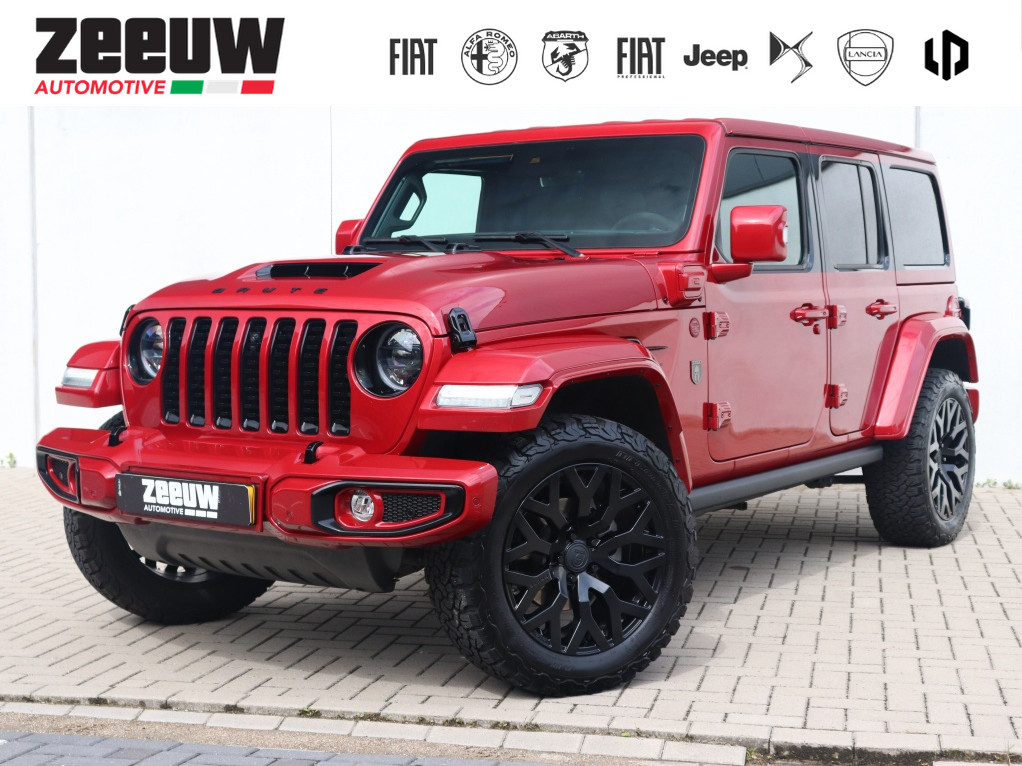 Jeep Wrangler Unlimited BRUTE Custom 4Xe 380 PK | Full Performance | Alcantara | Individ