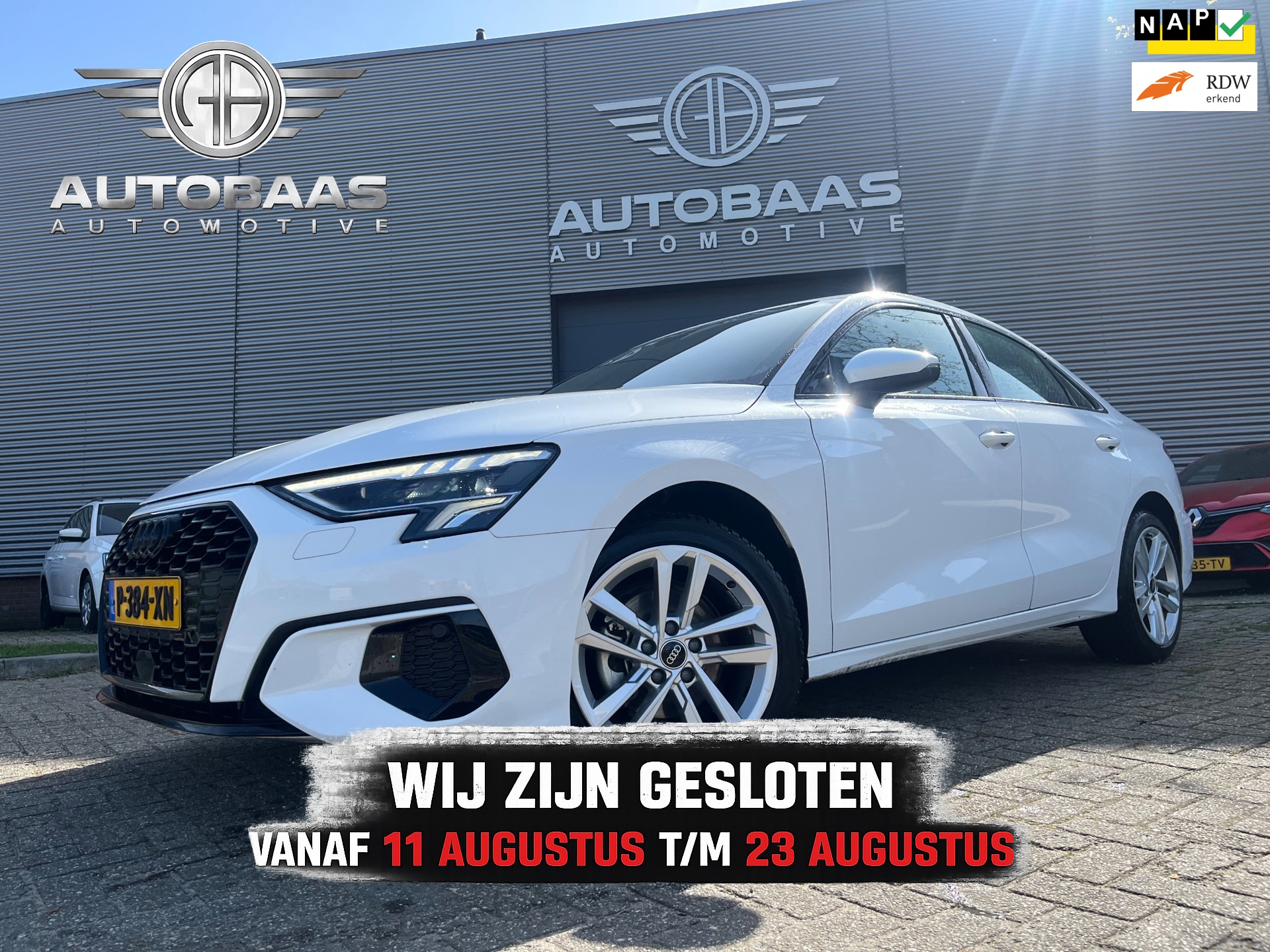Audi A3 Limousine 30 TFSI Advanced edition AUTOMAAT+NL-AUTO+NAP+1EIG+NAVI+FULL LED+DIGI DASH+ADAPTIVE CRUISE+STOELVERWARMING+BTW+