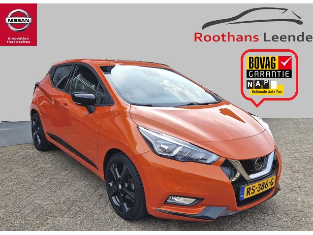 Nissan Micra 0.9 90PK N-Connecta - Interieur Pack Oranje - Navi Pack - Camera
