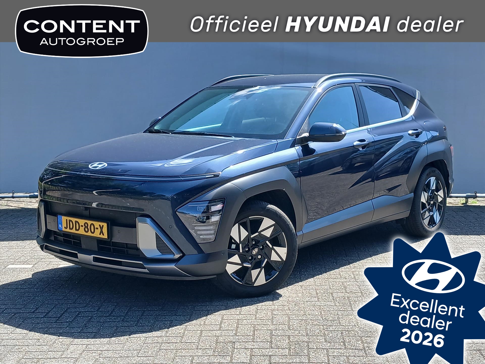 Hyundai Kona 1.6 GDI HEV 141pk DCT Premium / Org. Nederlands / Navigatie + Camera / Climate en Cruisecontrol /