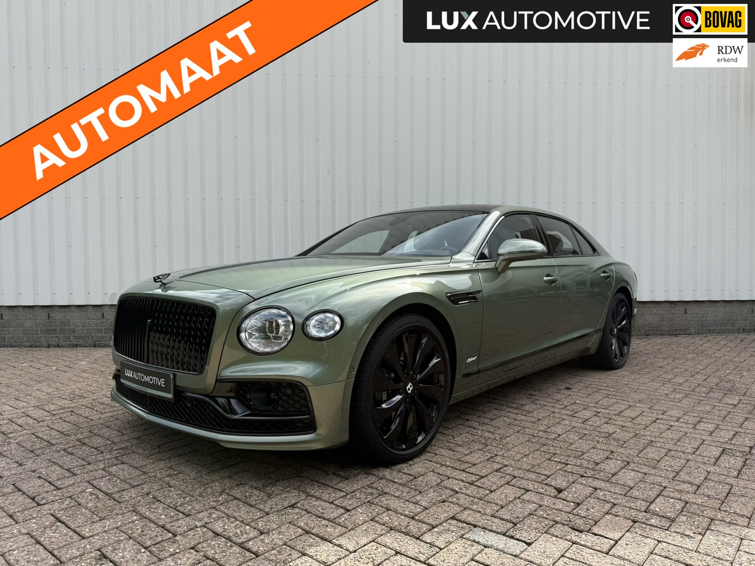Bentley Flying Spur 2.9 V6 Hybrid Mulliner 544PK, Gran Turismo, Blackline, B&O, Rotating Display