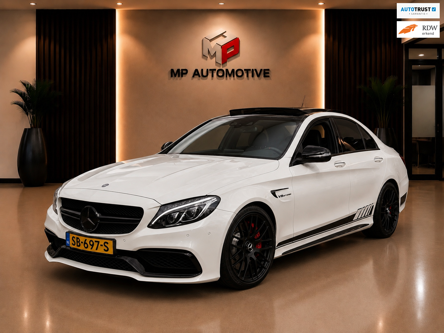 Mercedes-Benz C-klasse AMG 63 S Edition 1|PANO|MEMORY|KUIPST|CARBON|BURMESTER|C63S