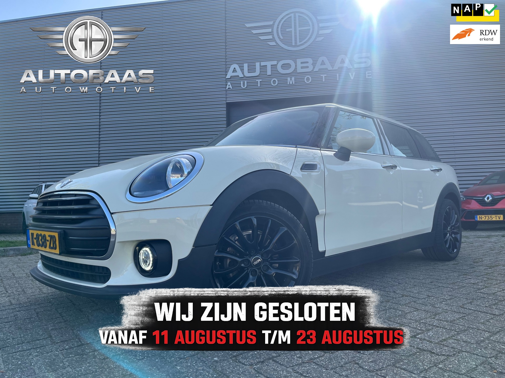Mini Clubman 1.5 Business Edition AUTOMAAT+NL-AUTO+NAP+1EIG+NAVI+CLIMATE CONTROL+PARKEERSENSOREN+CRUISECONTROL+INCL BTW+