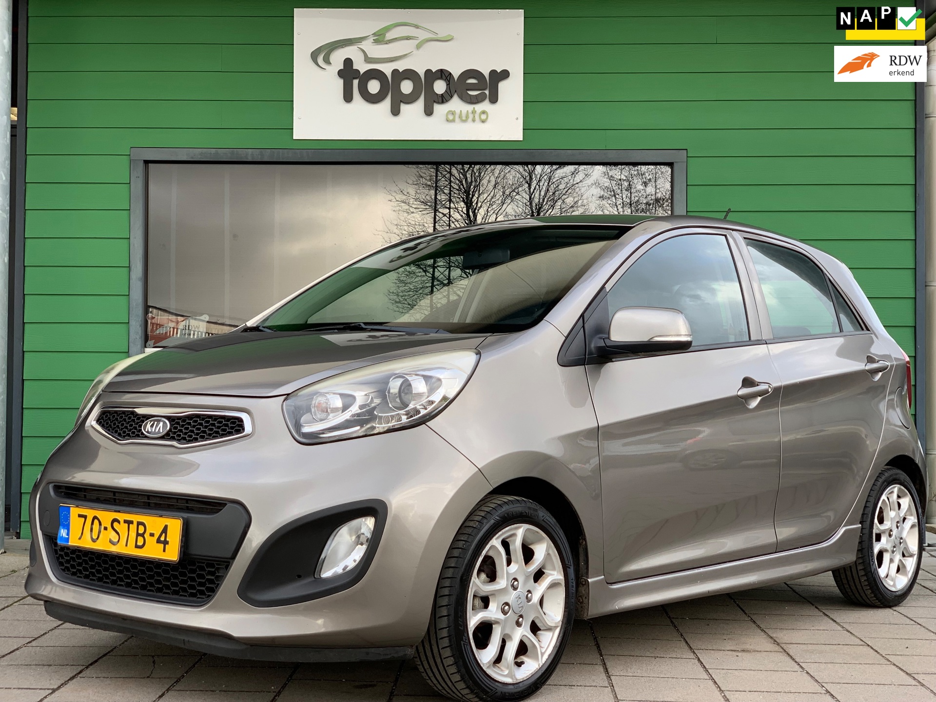 Kia Picanto 1.0 CVVT Comfort Pack|Elektr.ramen|Lm-Velgen|LED|Airco|Nieuwe APK|NAP|