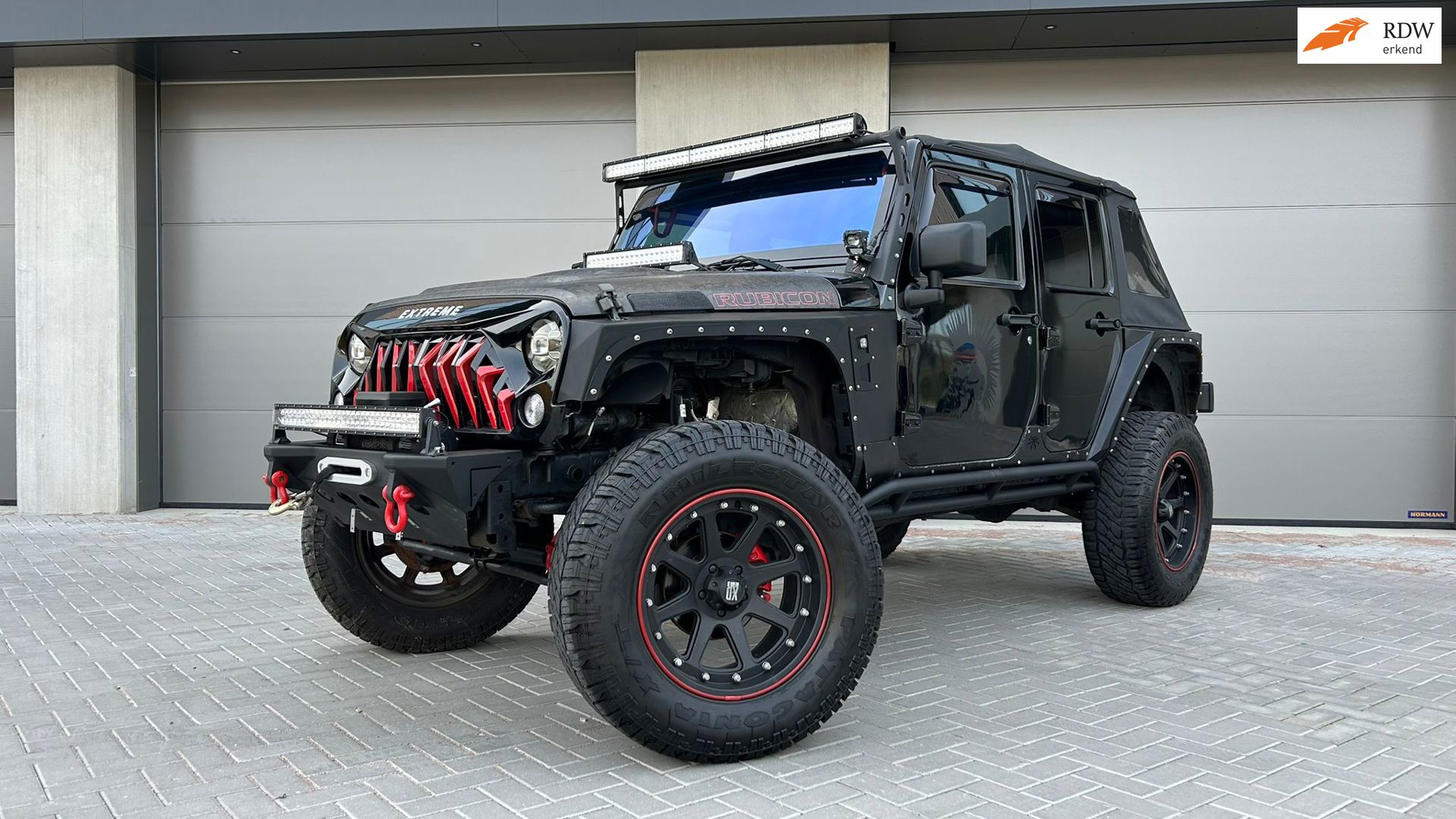 Jeep Wrangler 3.8 Rubicon Aut, Softtop, Led, Kanon