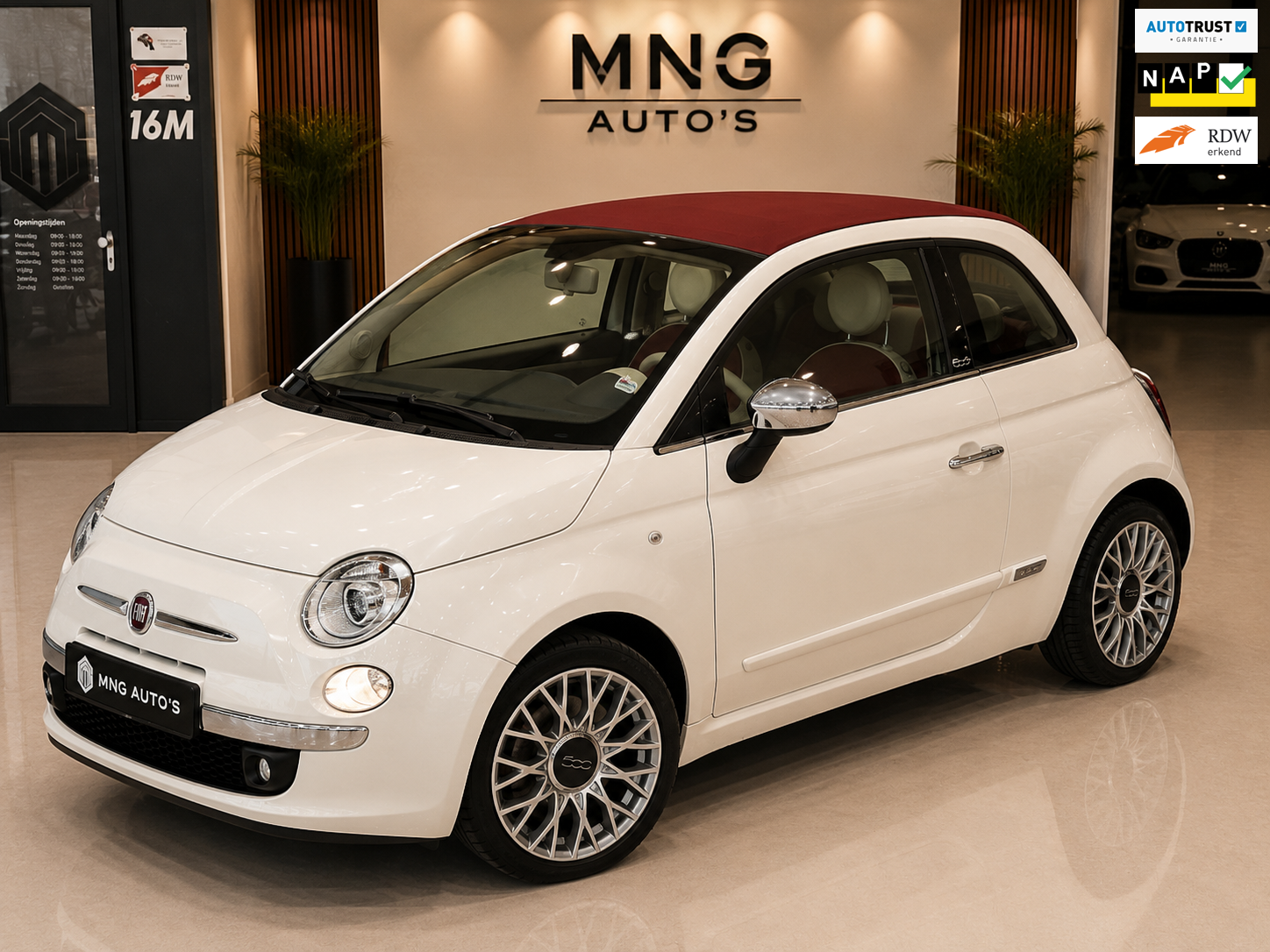 Fiat 500 C 1.2 Lounge|Automaat|Leder|Pdc|Topstaat!