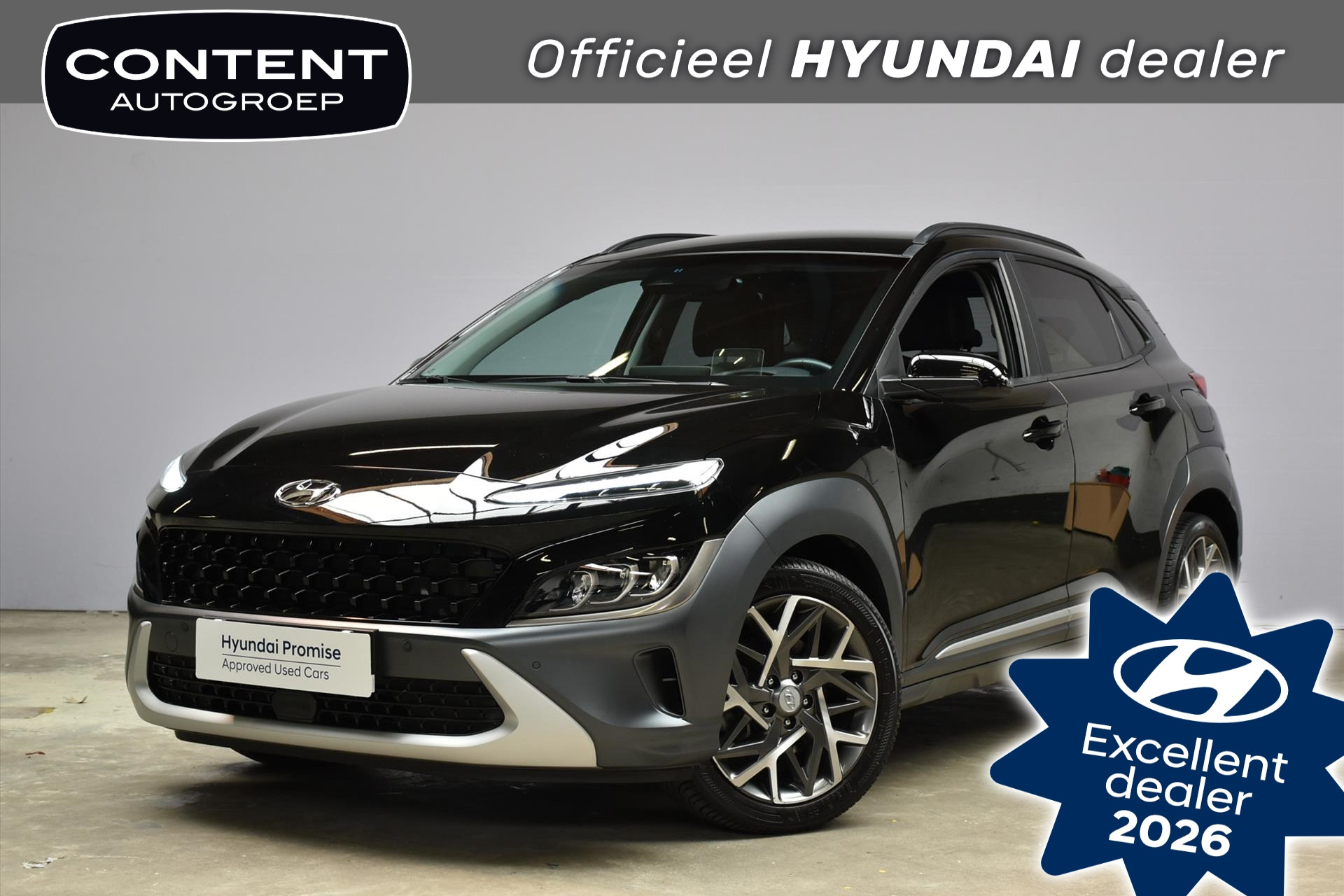 Hyundai Kona 1.6 Hybride Premium | Leder I Full options