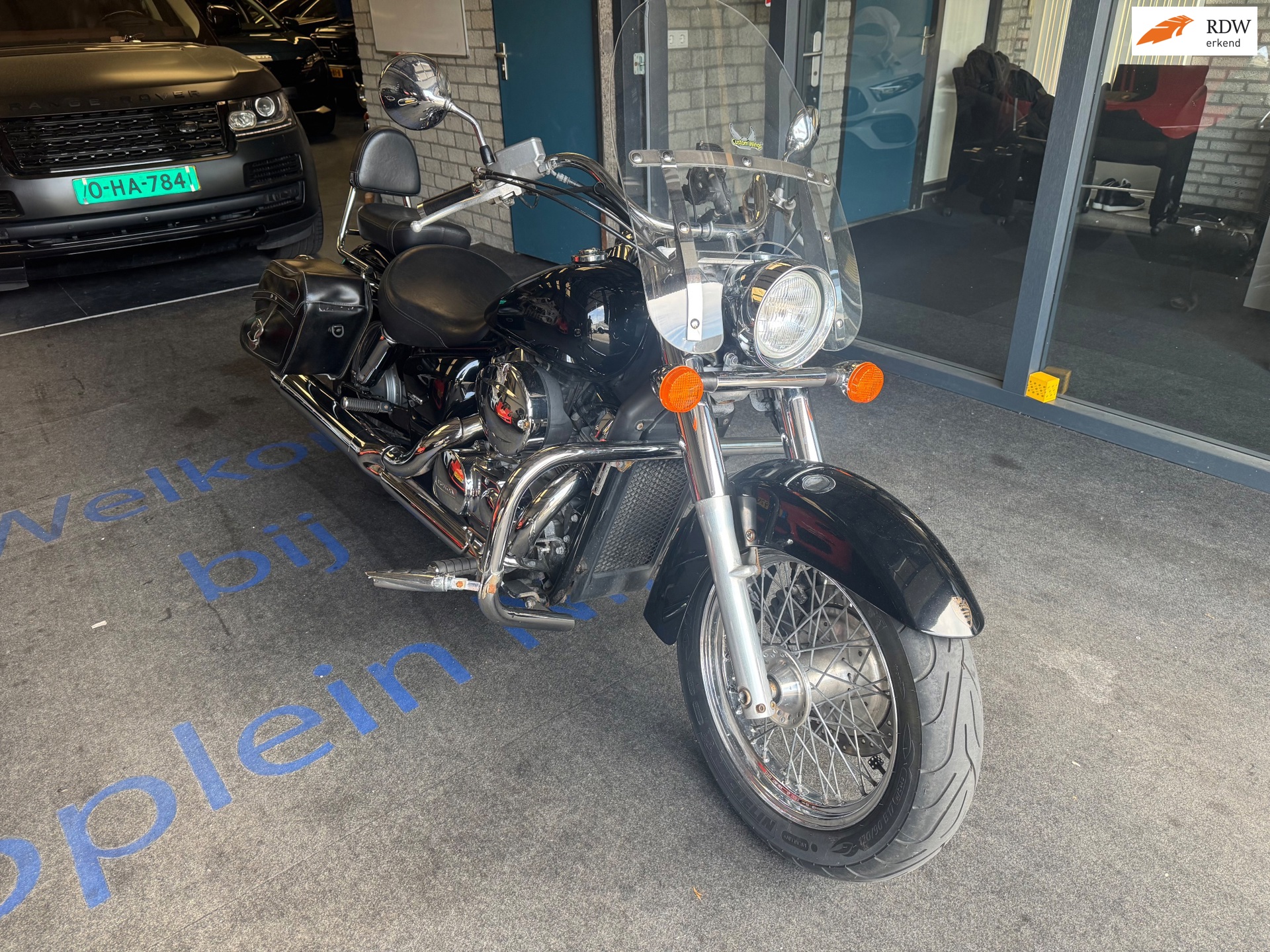 Honda Chopper VT 750C Shadow ACE Cardan Windscherm Voetsteun