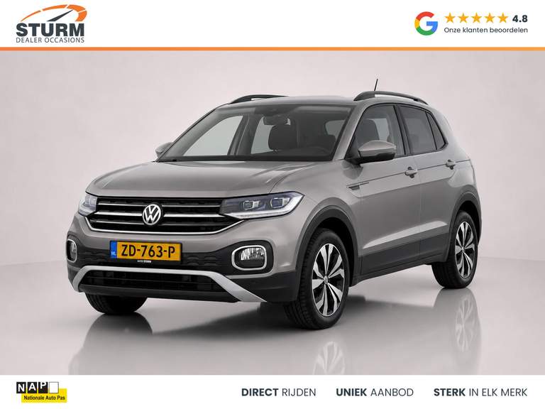 Volkswagen T-Cross 1.0 TSI Style Automaat NL-Auto incl. Trekhaak Afneembaar!