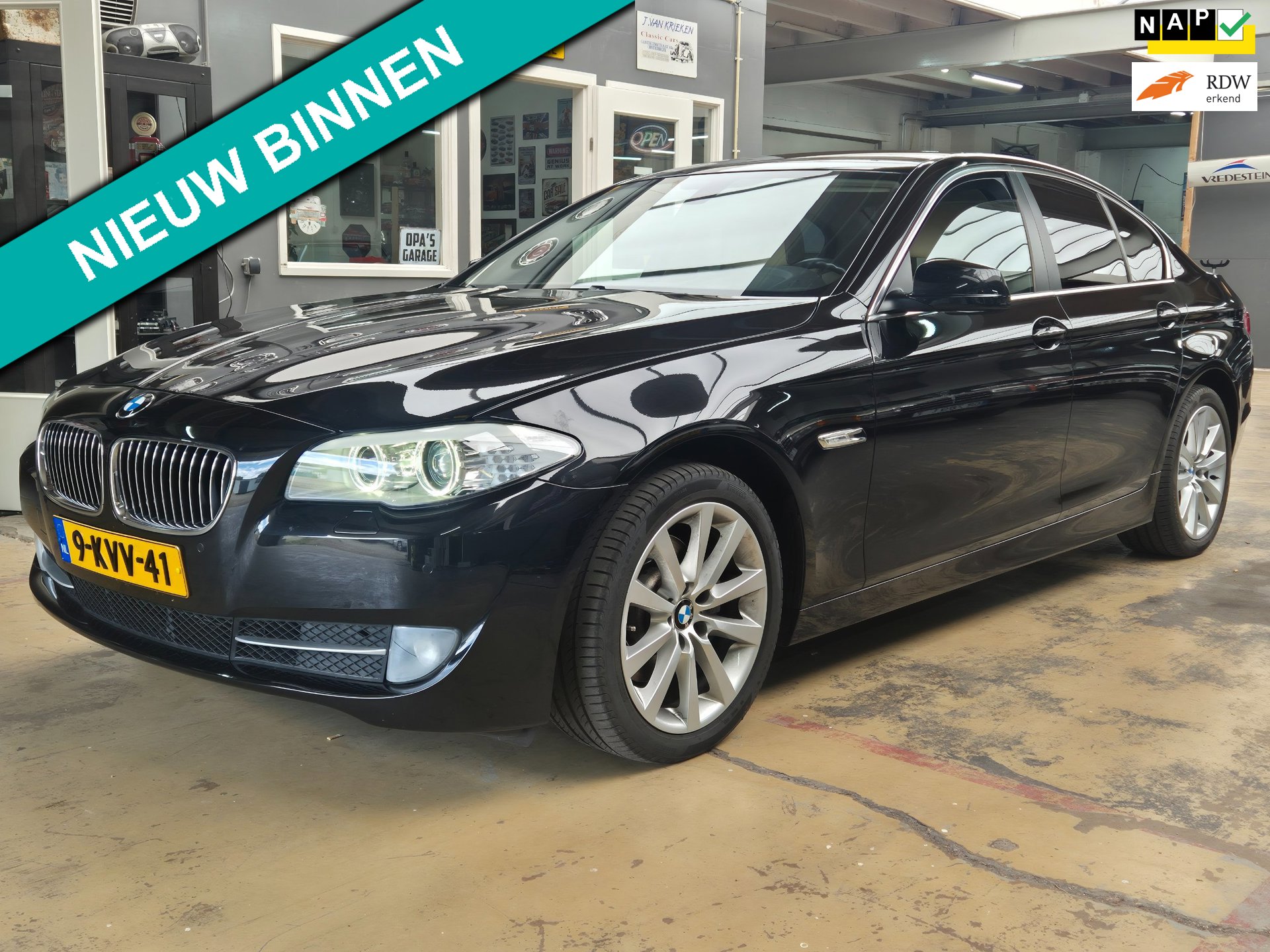 BMW 5-serie F10 520i Schitterende auto *89DKM* 184PK