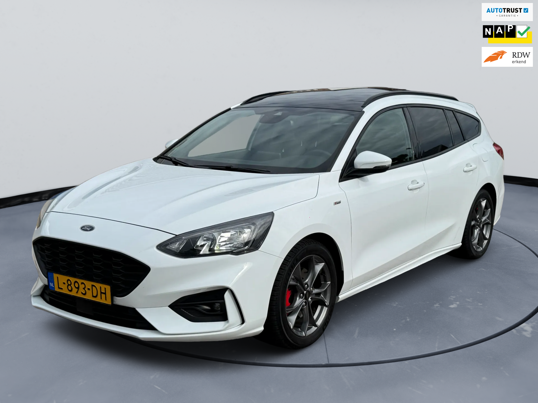 Ford Focus Wagon 1.0 EcoBoost Hybrid ST Line X Bns|Pano|155PK|NAP|Winterpack|B&O|
