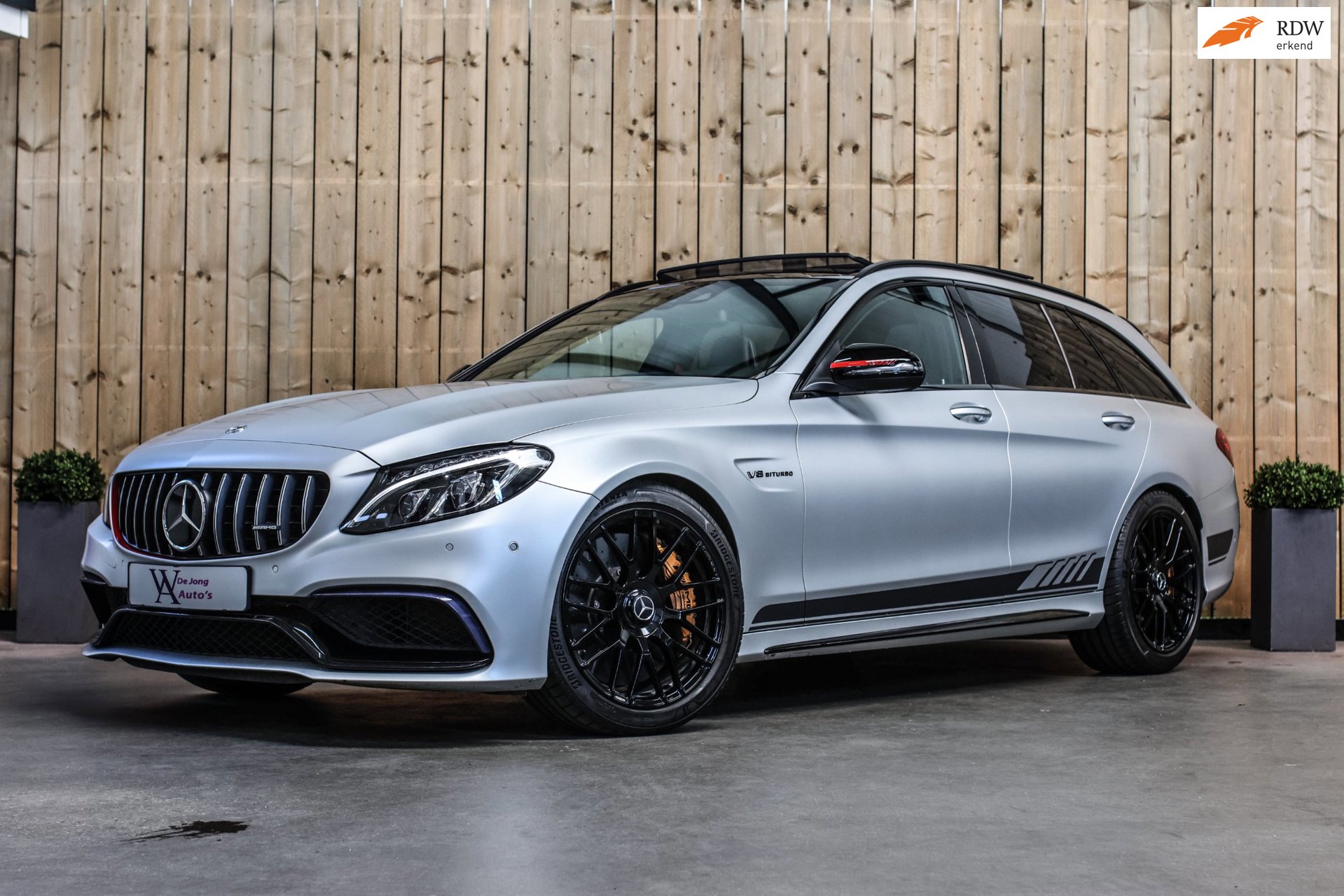 Mercedes-Benz C-klasse Estate AMG 63 S Edition 1 *Pano*Keramisch*Perf. Stoelen*Burmester*Head-Up*