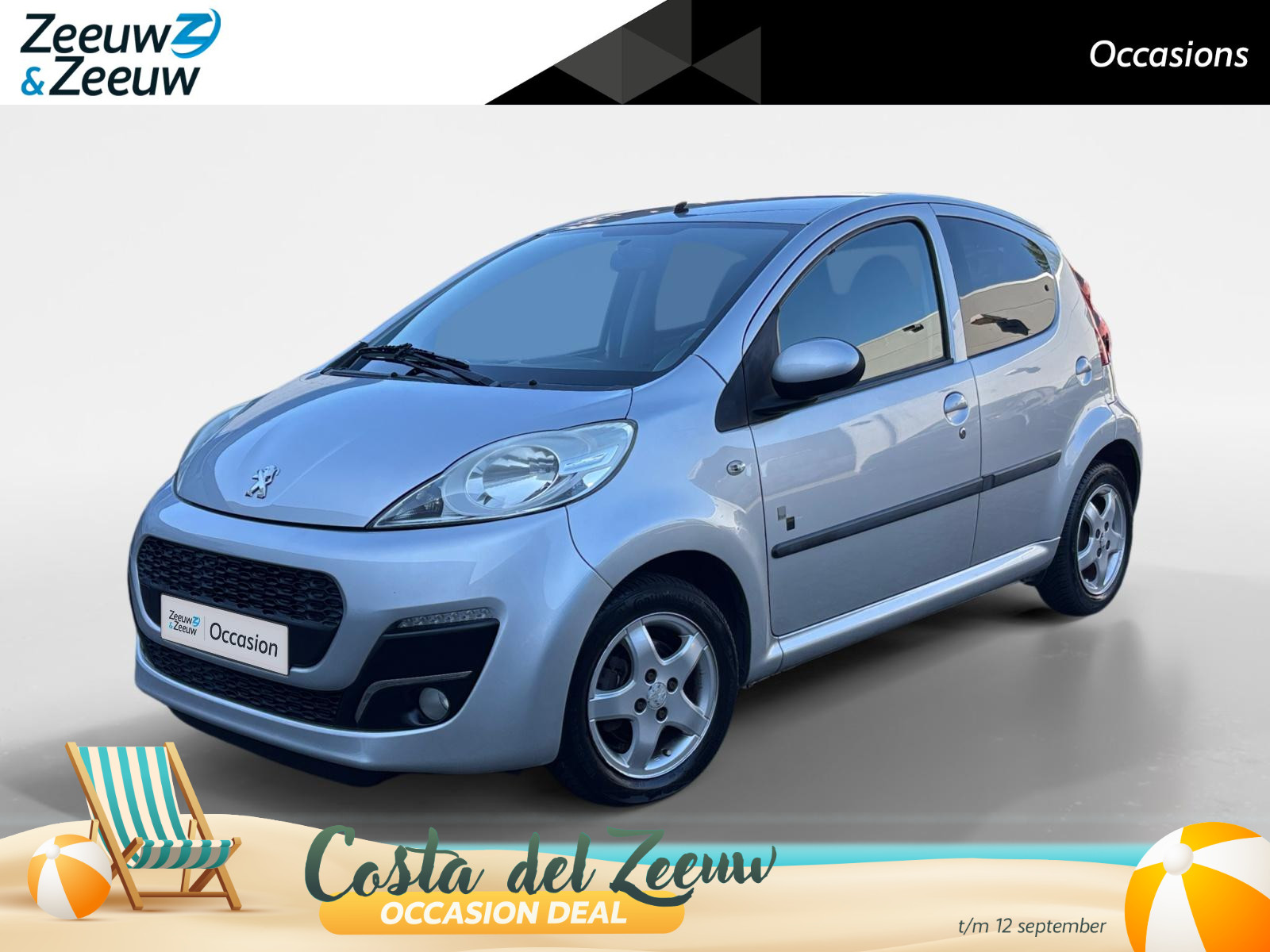 Peugeot 107 1.0 Black & Silver