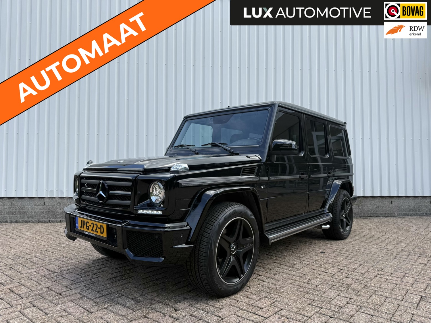Mercedes-Benz G-klasse 500 Lang 5.5 V8 AMG 388pk, Side Pipes, CarPlay, Camera, BTW