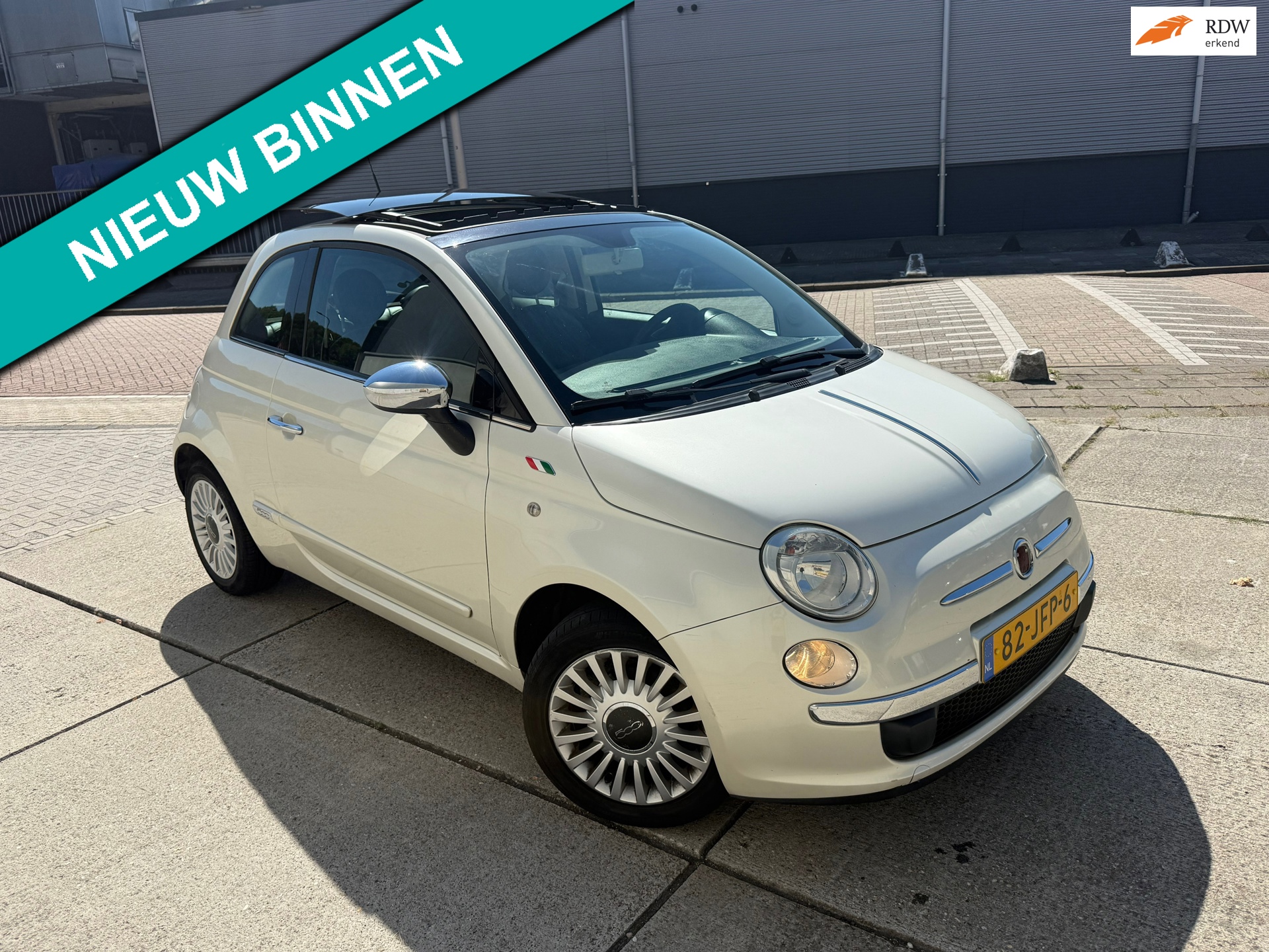 Fiat 500 1.2 Lounge Panorama Automaat Leer Airco