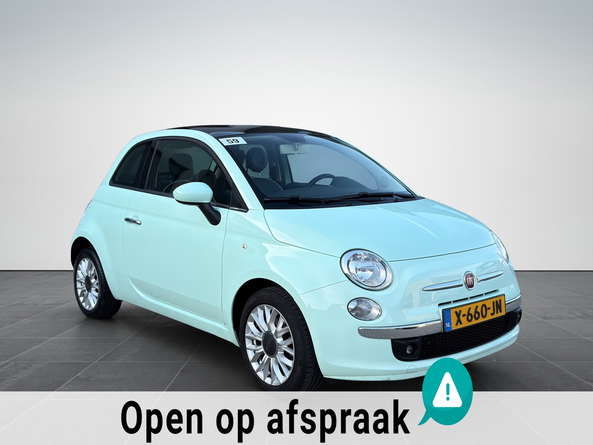 Fiat 500 0.9 TwinAir Lounge Airco|Panorama|DigitaalDash|BT
