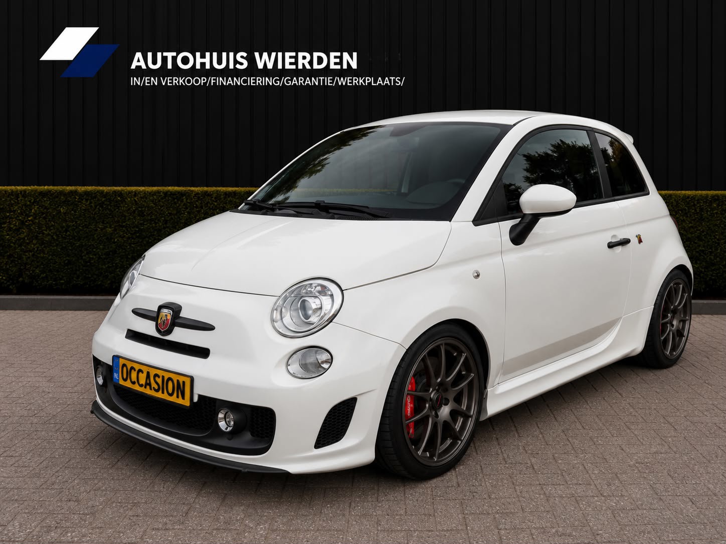 Fiat 500 1.4 Abarth 280PK Recaro/Borbet/Dikste van NL