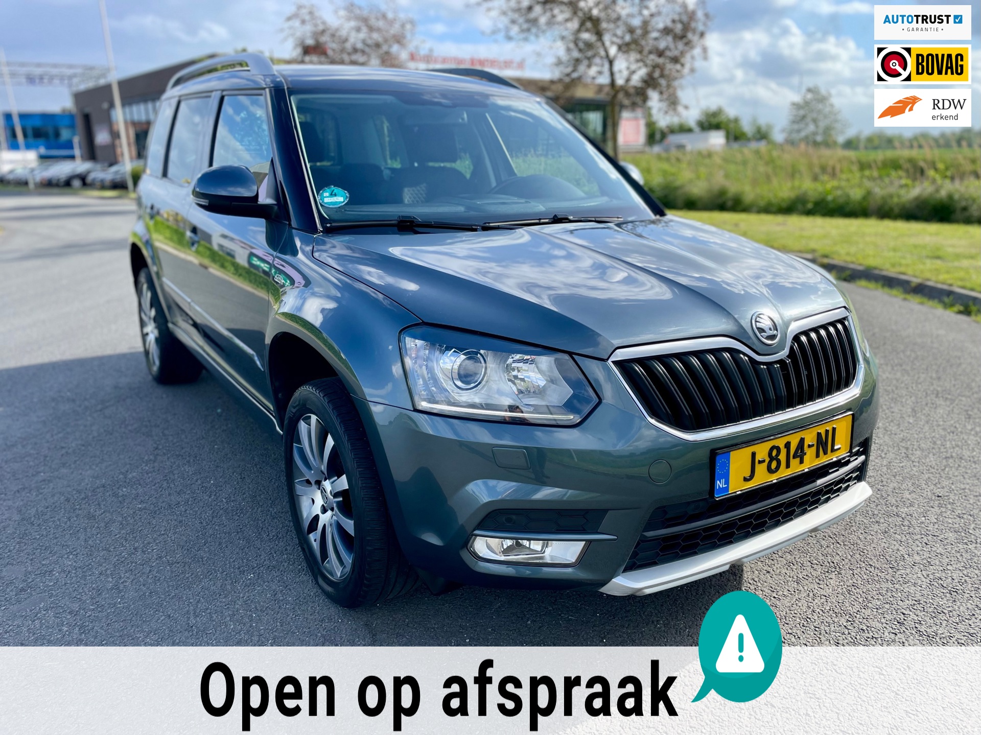 Skoda Yeti 1.2 TSI Greentech Ambition, Aut, Trekhaak, Cam, Stlvrw, Navi, Pdc, Cruise/Climate, Bluetooth, Bi-xenon, LED dagrijverl!