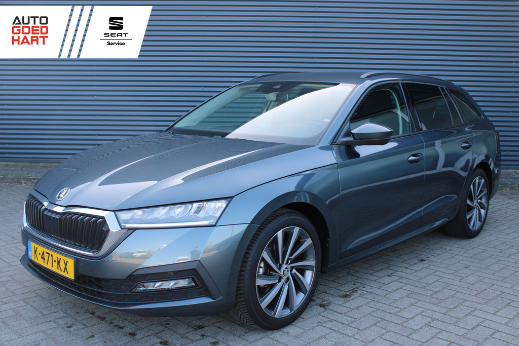 Škoda Octavia Combi 1.0 e-TSI Business Edition Full-LED CarPlay Stoelverwarming 18inch Velgen