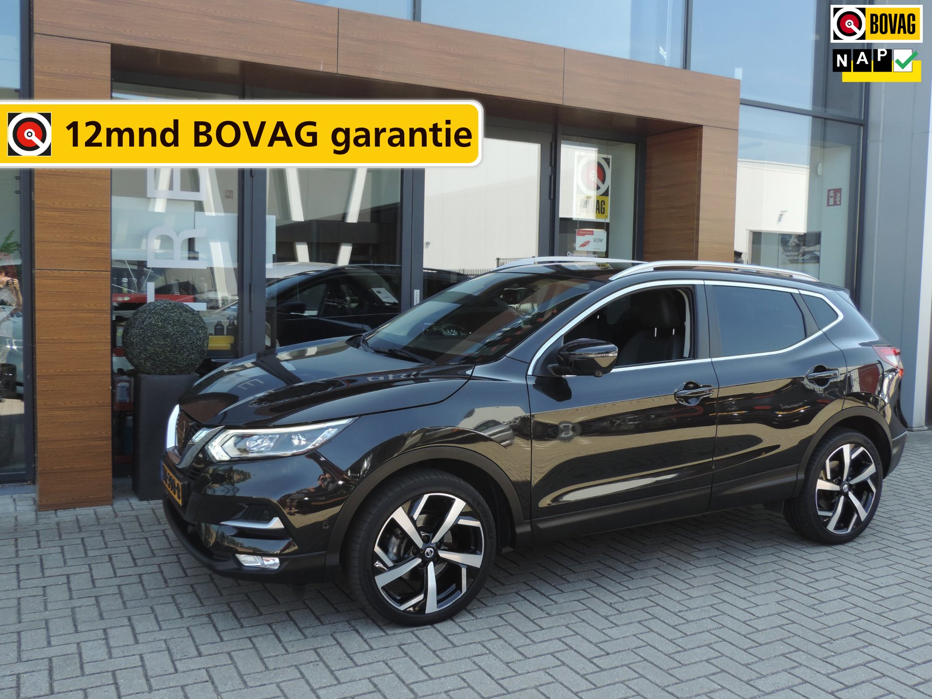 Nissan Qashqai 1.2-T Tekna AUTOMAAT 43.000km | NLauto | 1e Eig | Panodak | Trekh | Voorruitverw | Halfleer | Stoelverw | 360Cam