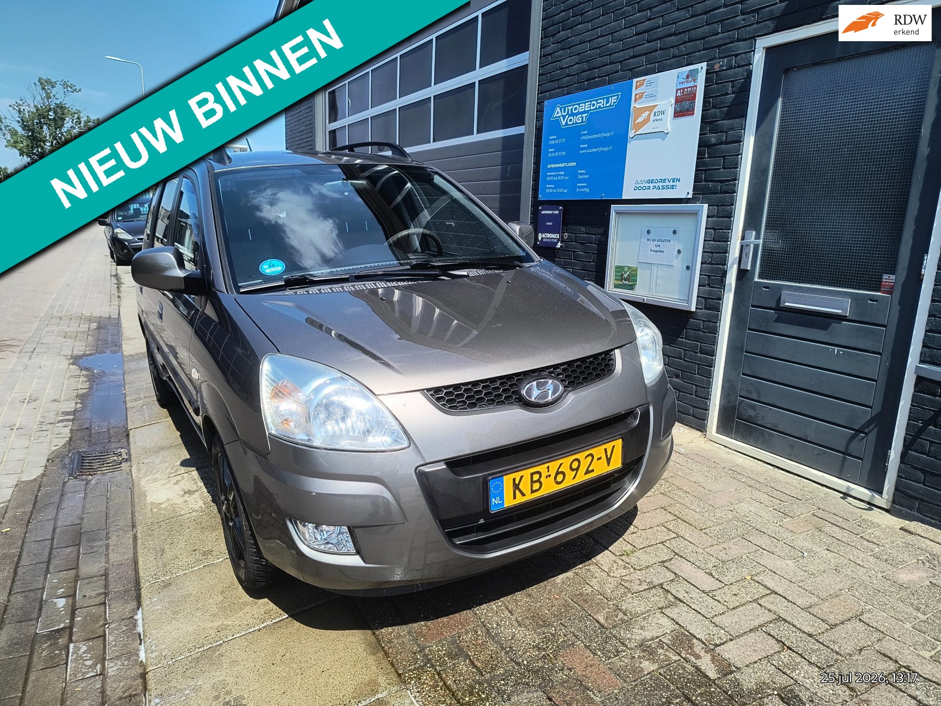 Hyundai Matrix 1.6i Dynamic automaat, beurt nieuwe banden
