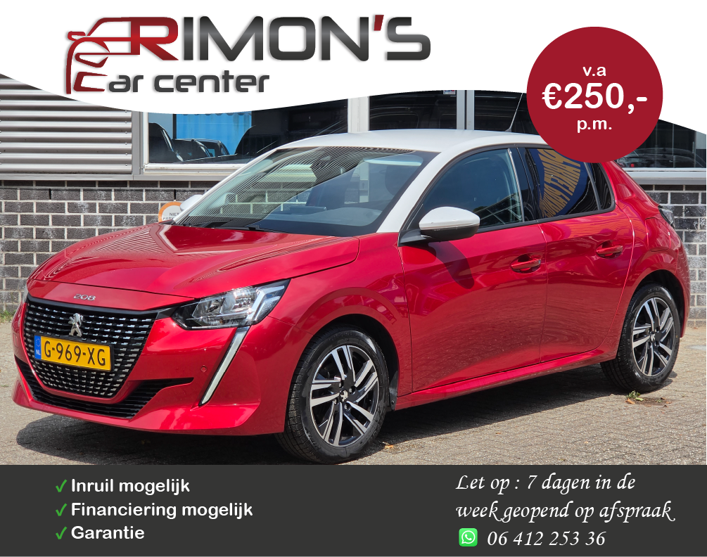 Peugeot 208 1.2 PureTech Blue Lease Allure Navi 360 Camera Virtual cockpit