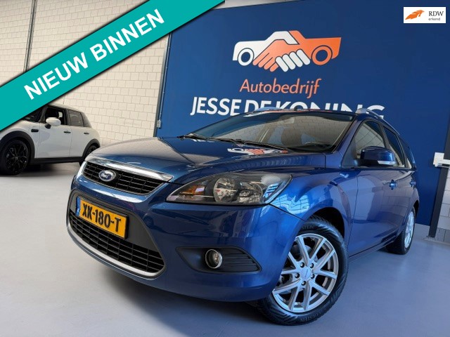 Ford Focus Wagon 1.8 Limited Flexi Fuel/ bj.2009 / kleur: blauw / airco / sportvelgen / trekhaak / NAP met 177363 km./ APK 05/2027
