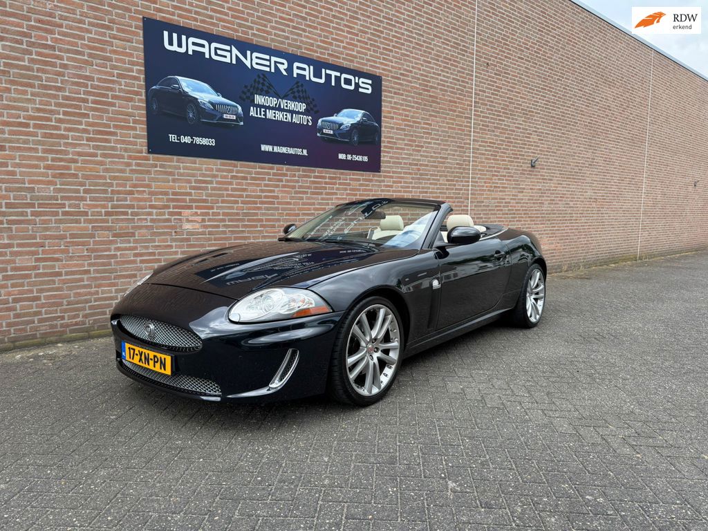 Jaguar XK 4.2 V8 Convertible Memory Lederen-bekleding Convertible Automaat Verwarmde stoelen Cruise-control