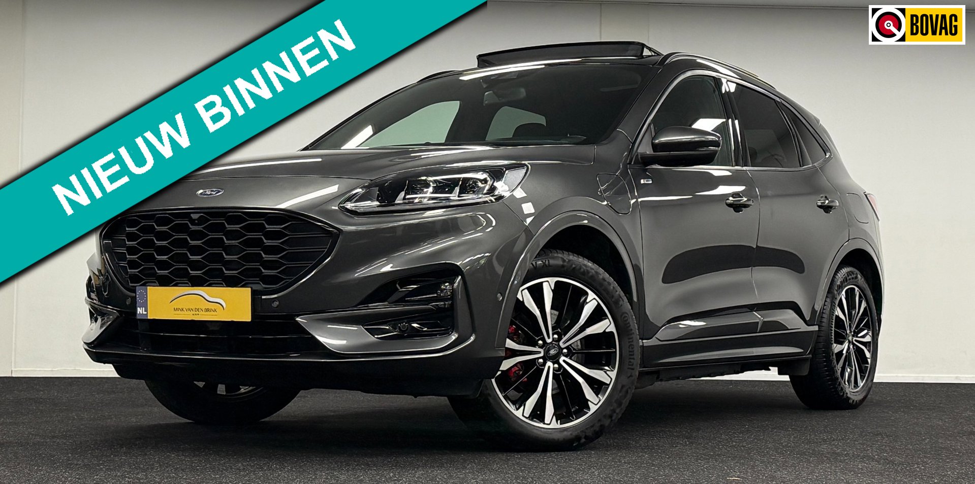 Ford Kuga 2.5 PHEV ST-Line X*224PK*Panodak*Camera*Navi*Carplay*Stoelverw*Elektrischeklep*19"
