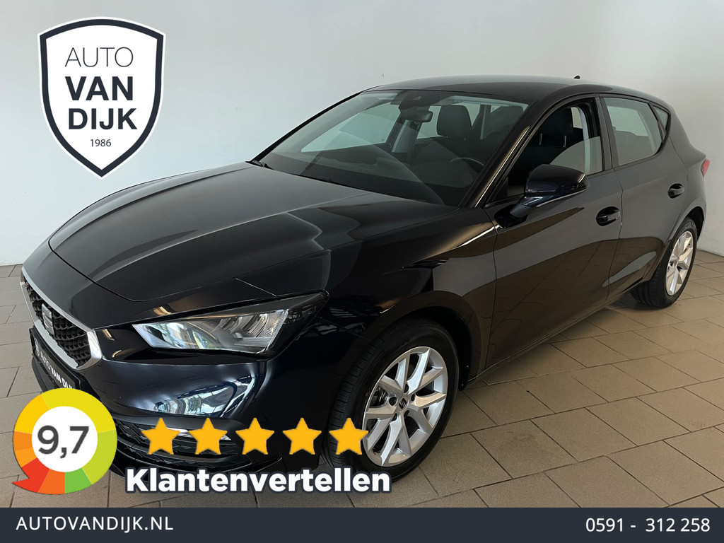 SEAT Leon 1.0 TSI Reference AIRCO NAVI CRUISE CENT VERG APPLE CARPLAY VELGEN 5DRS STARTKNOP ZEER NETTE AUTO