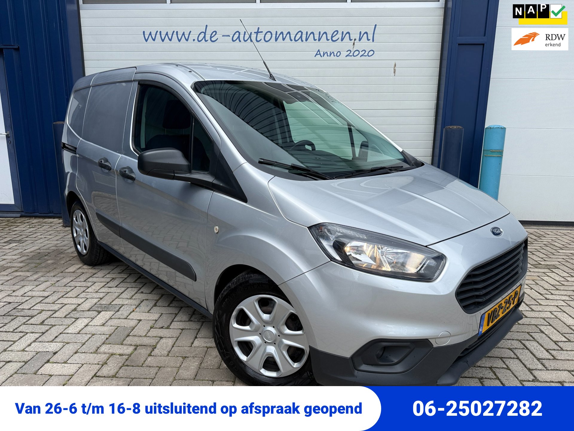 Ford Transit Courier 1.5 TDCI 100pk EURO 6 / AIRCO / CRUISE / APPLE CARPLAY / SCHUIFDEUR